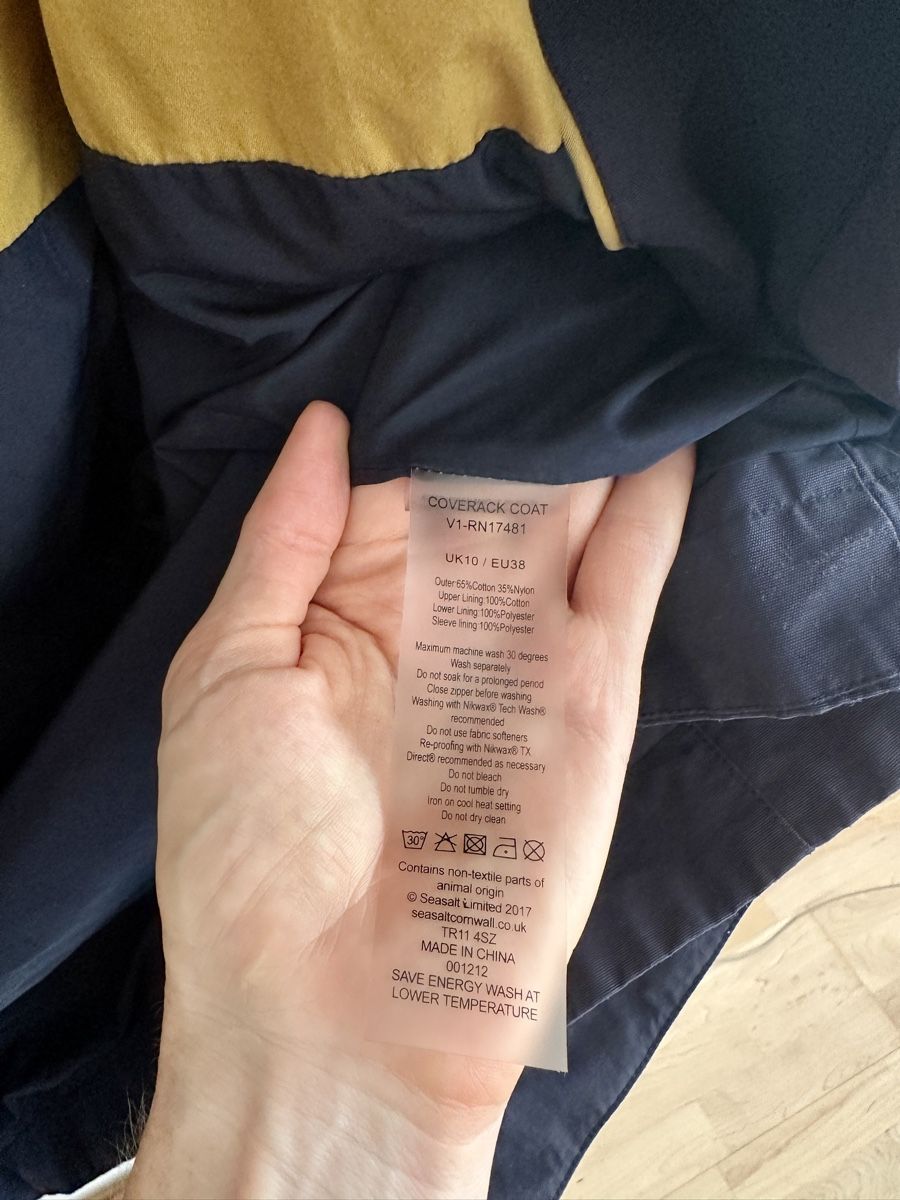 Giacche: Seasalt rainproof cotton jacket – Usato da Zürich venduto da aidapo 6