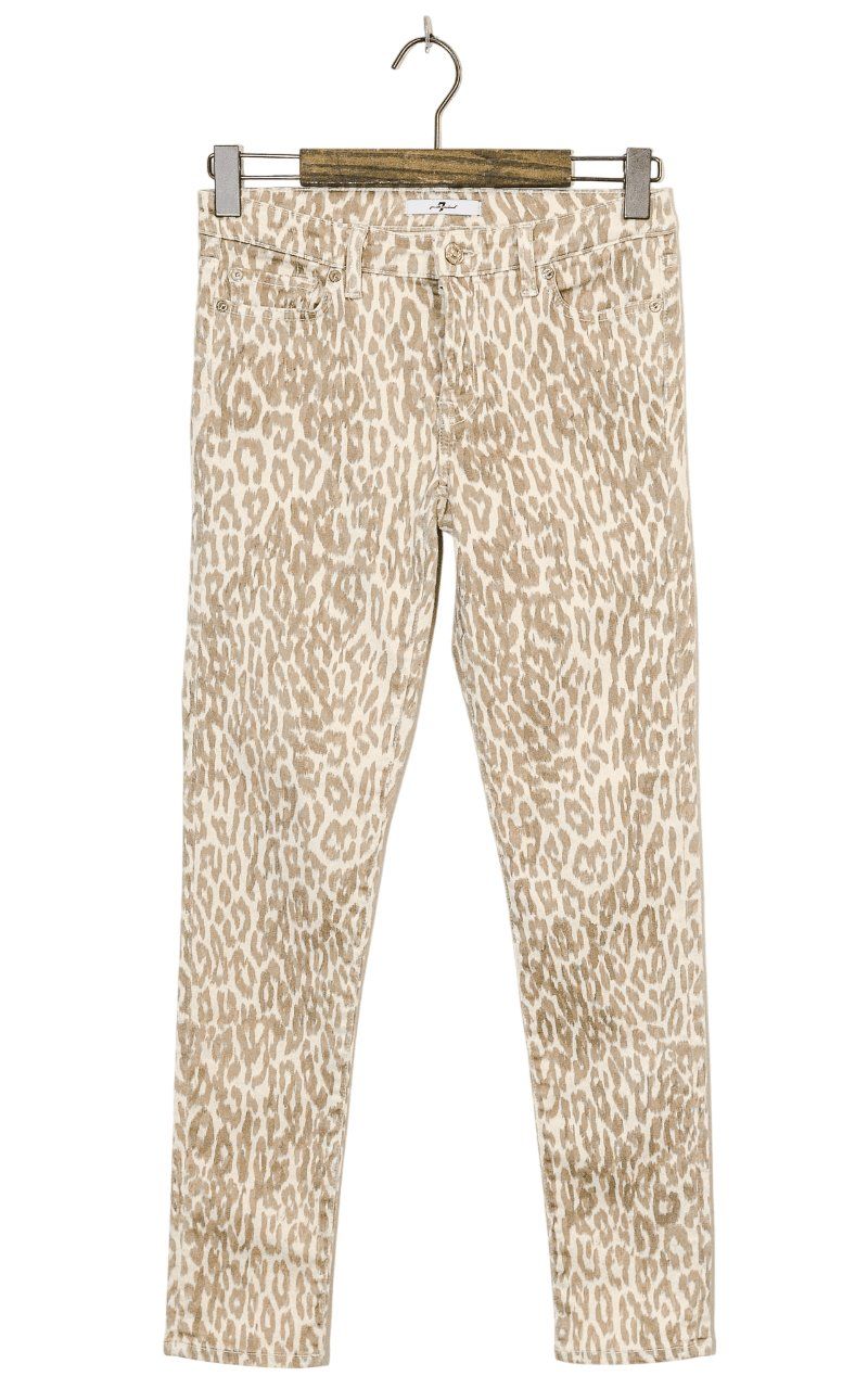 Mankind Jeans: For All Mankind Pyper Leo Print Jeans - W28 – Usato da Illnau venduto da Monkky