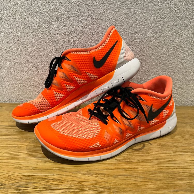 Nike free 5.0 orange and black hotsell