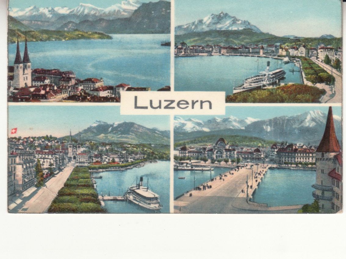 Cartoline postali: Luzern ca. 1950 – Usato da Bürglen TG venduto da StampGraf