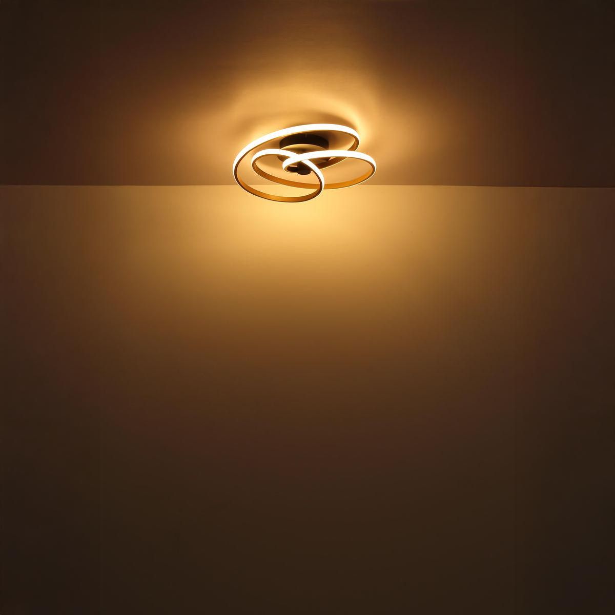 Lampadari & plafoniere: LED Deckenleuchte, Gold, 50 cm Ø – Nuovo (secondo la descrizione) da Kreuzlingen venduto da Smart-Light 3