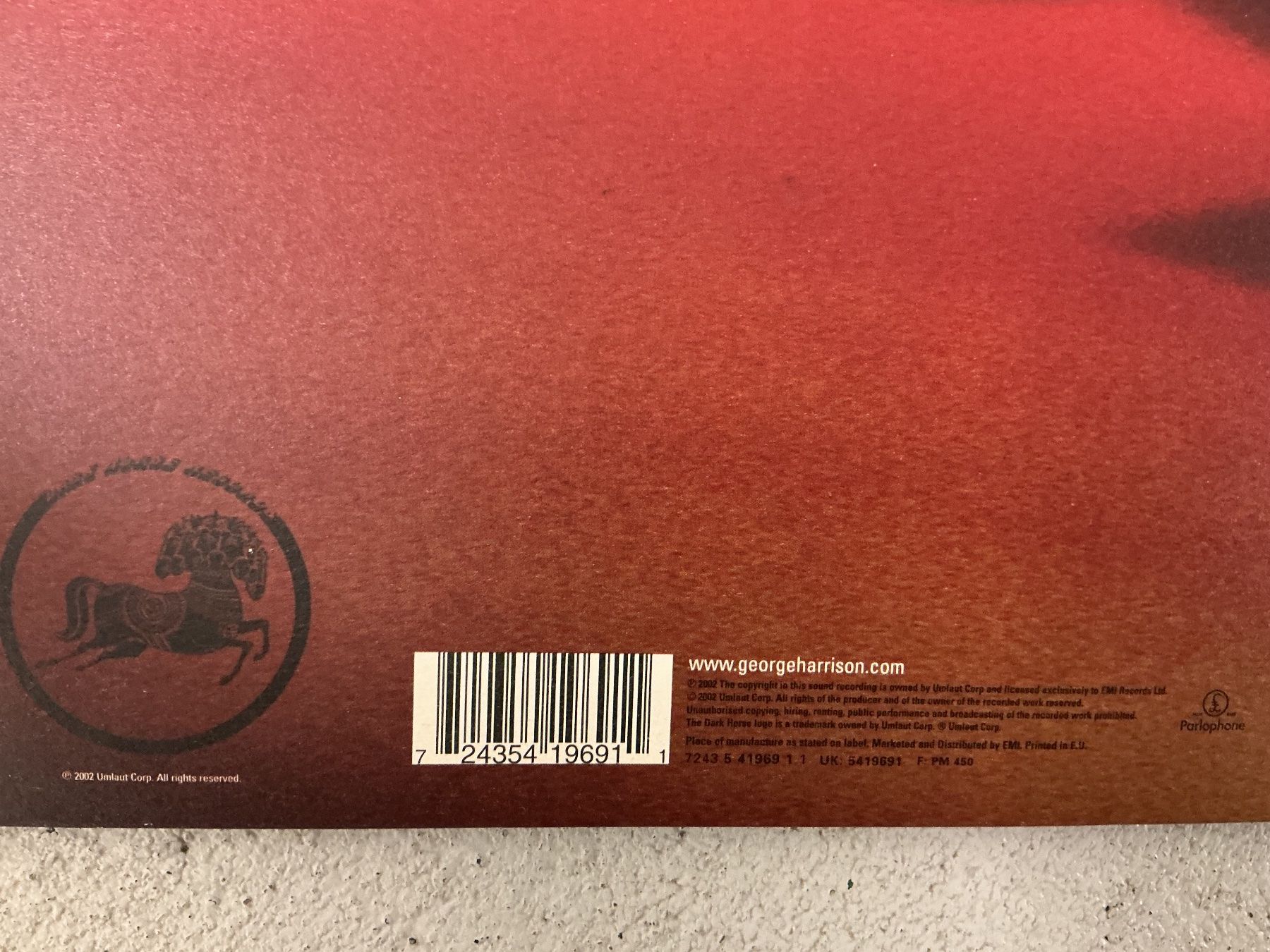 Schallplatten: George Harrison LP - Brainwashed – Gebraucht aus Winterthur von Tumko-Vinyl 1