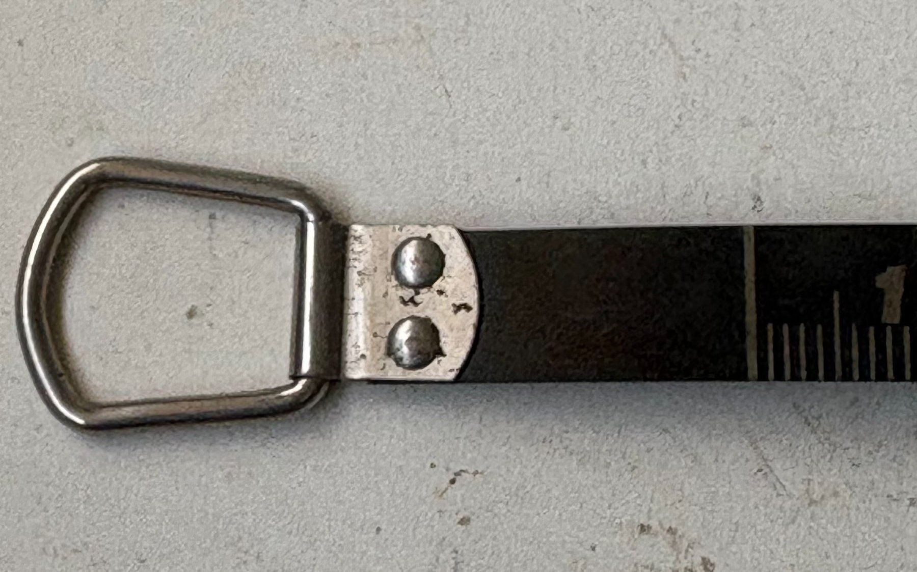 Messen: ANTIKES METALL MESSBAND 20METER – Gebraucht aus Ostermundigen von wini63 2