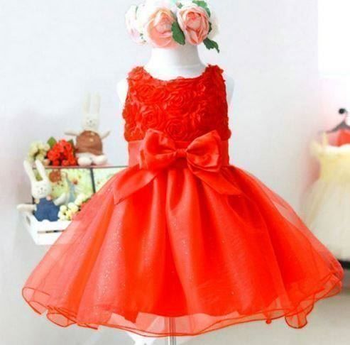 Vestiti & Gonne: Robe de soirée Rouge taille 100 à 140 – Nuovo e nell'imballaggio originale da Gurmels venduto da Swisspod
