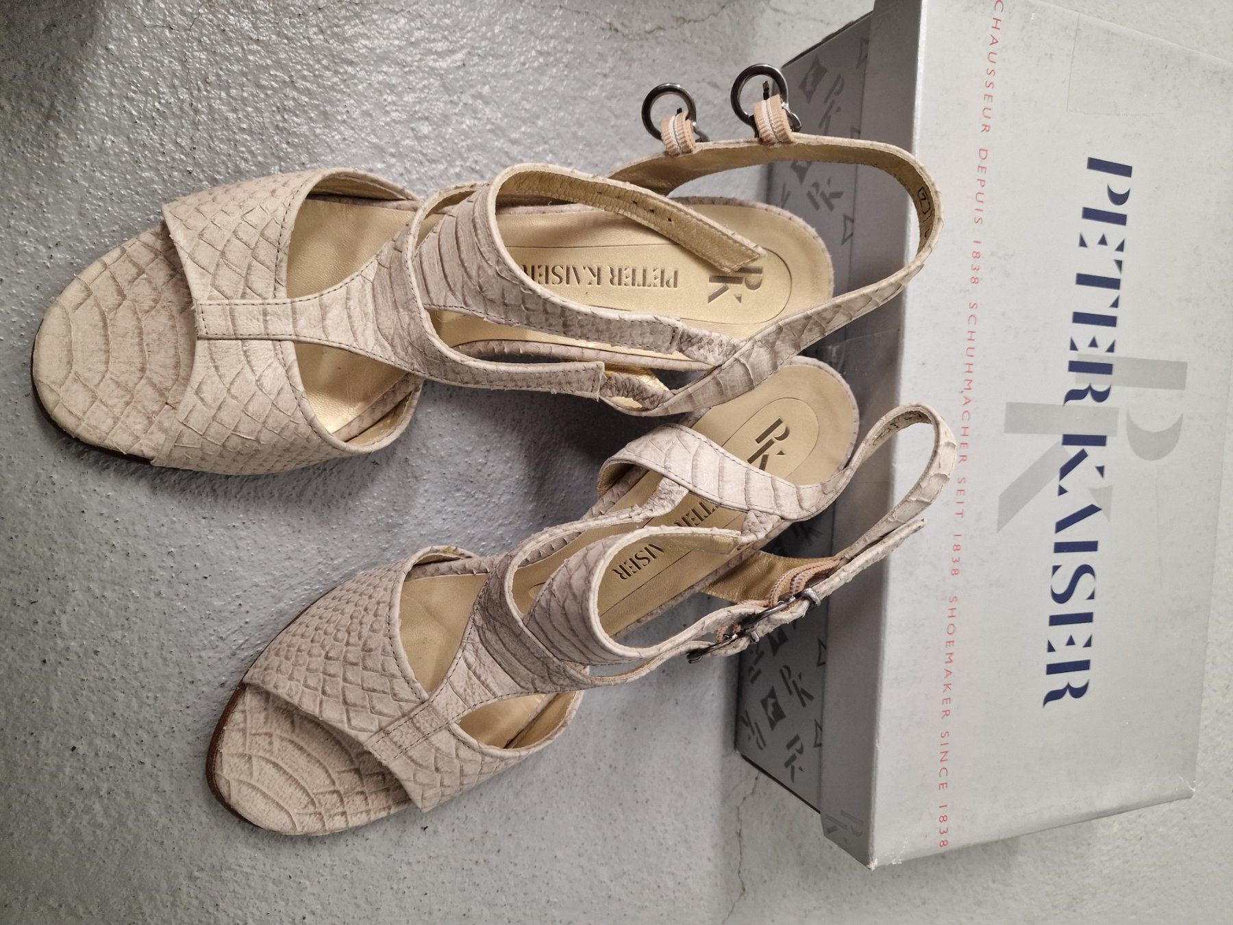Kaiser Scarpe da donna: Peter Kaiser Sandale Gr.40 neu – Nuovo e nell'imballaggio originale da Solothurn venduto da Legolas15