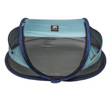 Tente de voyage Deryan pour bébé, bleue, pliante