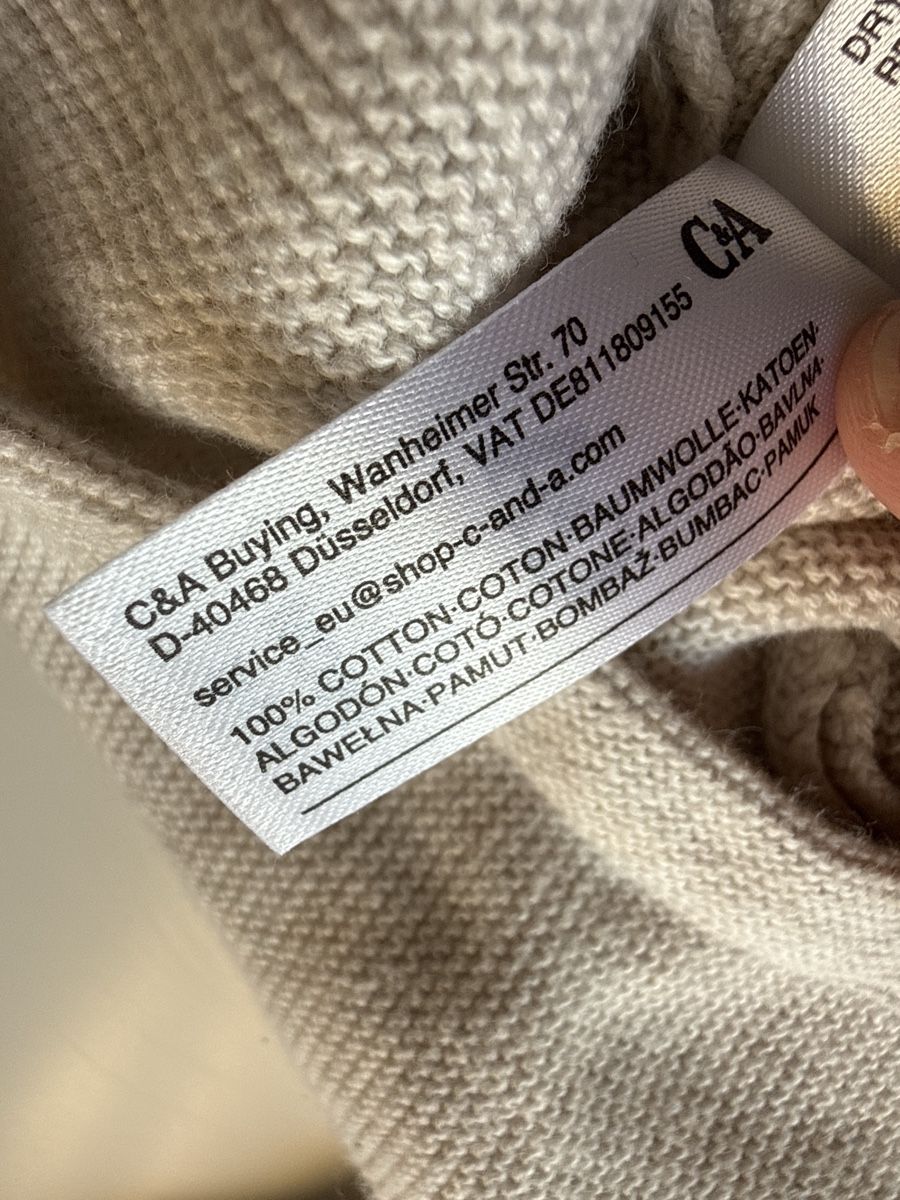 C&A Strampler: Combinaison C&A bébé 56cm 100% Coton beige clair – Neu (gemäss Beschreibung) aus Saulcy von lanah31 2