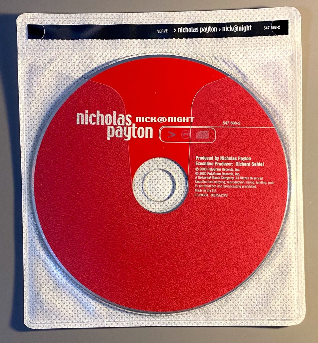 CD: Payton Nicholas - Nick@Night (CD) – Usato da Reinach AG venduto da Paal61 1