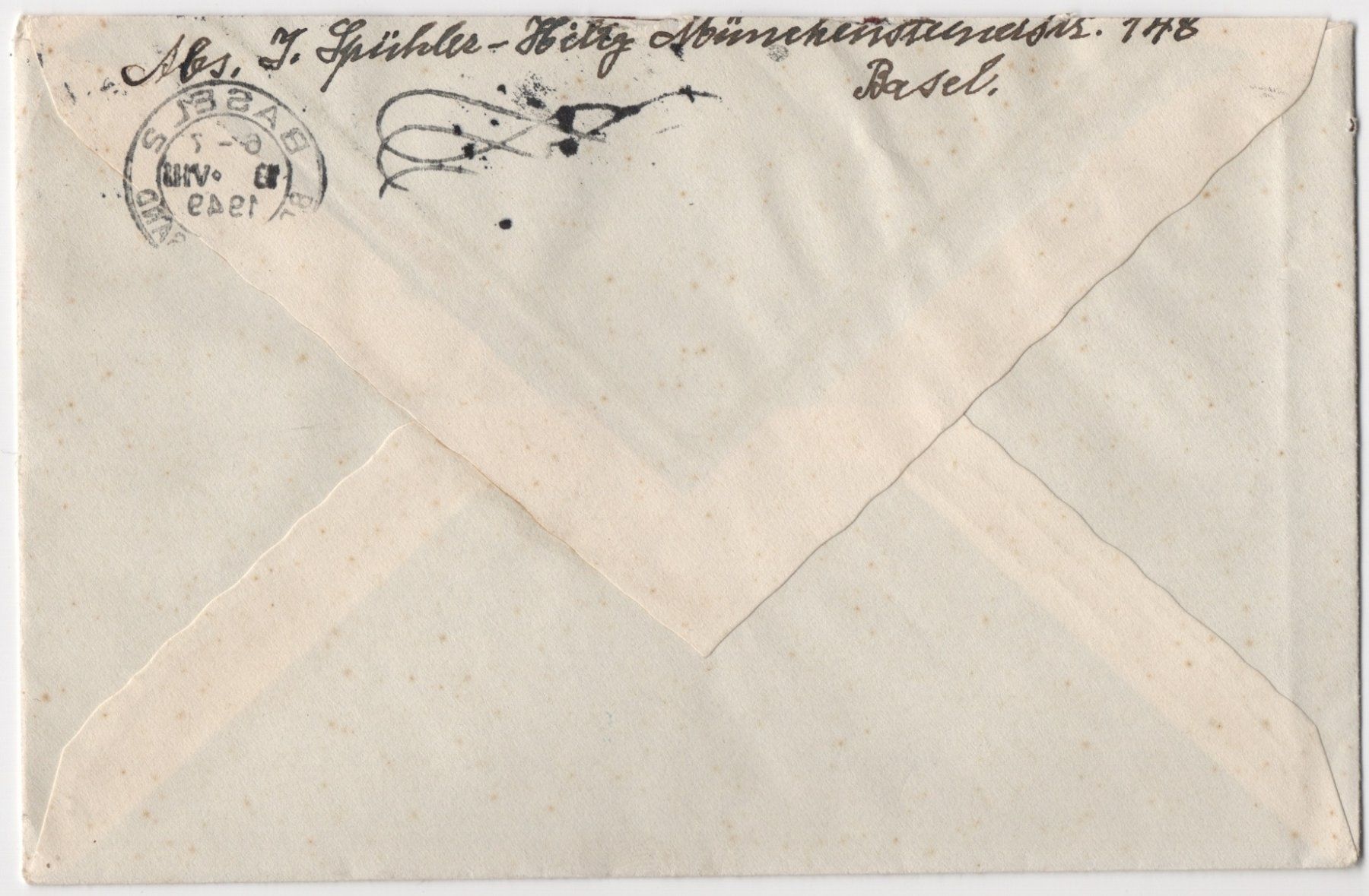 Tous les timbres: 20 Rp. Postkutsche mit ABART auf Bedarfsbeleg – D'occasion à Eglisau par Chperfins 2
