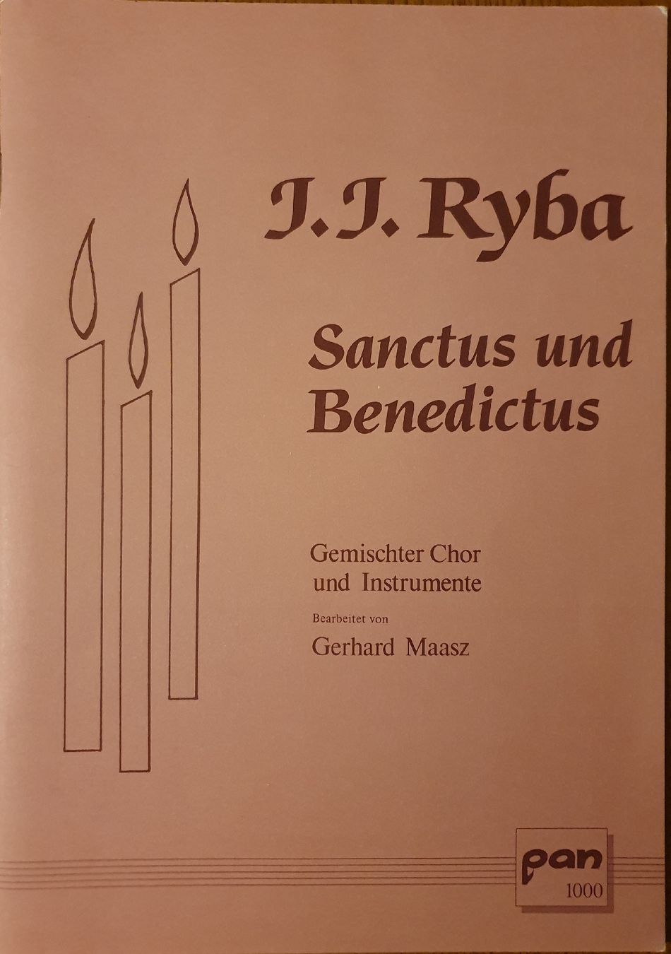 Libri: Ryba: Sanctus und Benedictus, gemischter Chor, top! – Nuovo (secondo la descrizione) da Zürich venduto da Philotimo