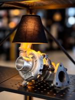 Turbolader Nachttischlampe – Automotive Upcycling Unikat