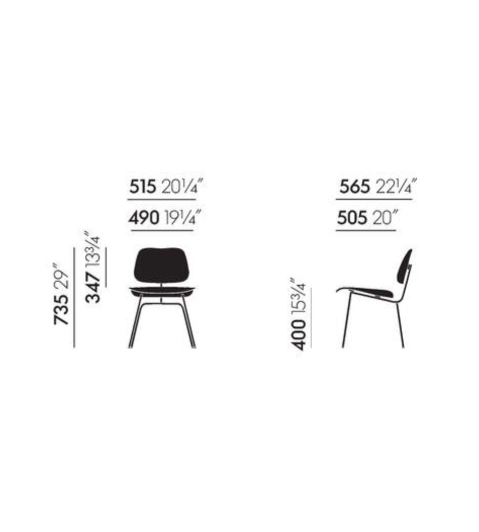 Vitra Sedie: 2x Vitra Eames DCM Stühle Holz-Metall – Usato da Zürich venduto da lea_p6wv 3