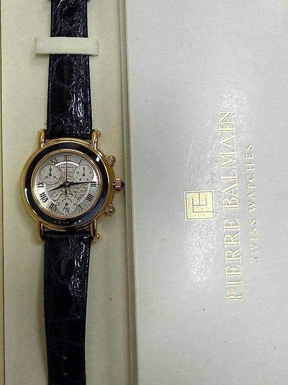 Orologi: Montre Pierre Balmain, chrono quartz. – Usato da Le Locle venduto da waazzaa