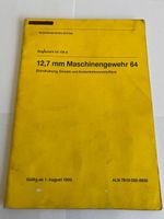 REGLEMENT  12,7 MM  MASCHINENGEWEHR  CH ARMEE