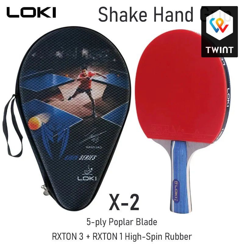 Racchette: Raquette de Tennis de Table série X2 – Nuovo e nell'imballaggio originale da Saignelégier venduto da onekeystore 1