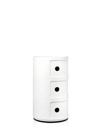 Kartell Set di tavolo e panche: Kartell Componibile Endtische, weiß – Nuovo e nell'imballaggio originale da Bottighofen venduto da zaap 1
