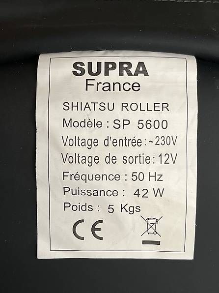 Dispositivi per massaggi: Siège massant Shiatsu Roller – Usato da Vétroz venduto da Entcho 3