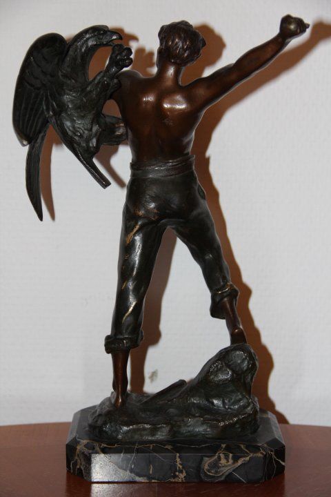 Sculture & Statue: Antique sculpture en bronze . – Usato da Praz (Vully) venduto da pikuluka1 1