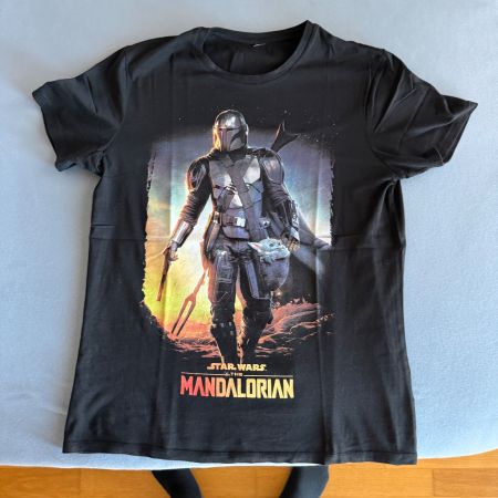 Herren T-Shirt Star Wars Mandalorian und Grogu Grösse L