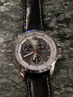 Herrenuhr von Spirit St. Louis mit Lederarmband, neu