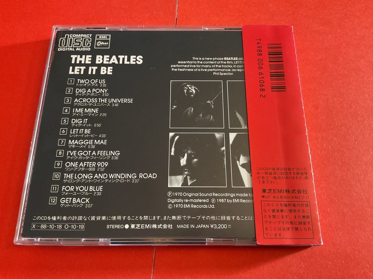 CD: The Beatles - Let it be - Japan CD 1987 – Usato da Steinach venduto da Quarkie 2