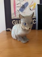 Figurine chat en porcelaine style siamois bon état