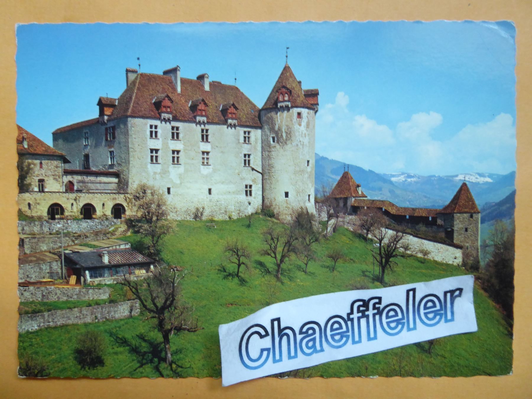 Cartoline postali: Cité du Gruyères, Le Chateau – Nuovo (secondo la descrizione) da Zürich venduto da Chaeffeler