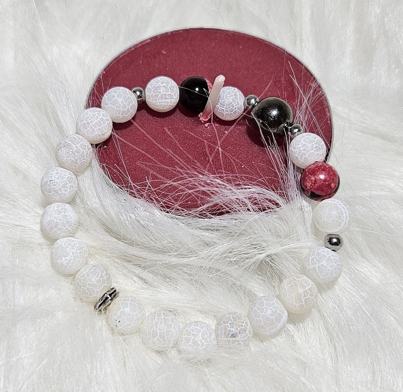 Bracciali & Braccialetti: weisse Farb-Mix Armk. - Spendenaktion – Nuovo (secondo la descrizione) da Unterkulm venduto da Nachtigall 2