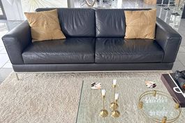 Modernes Ledersofa aus Echtleder, In gutem Zustand
