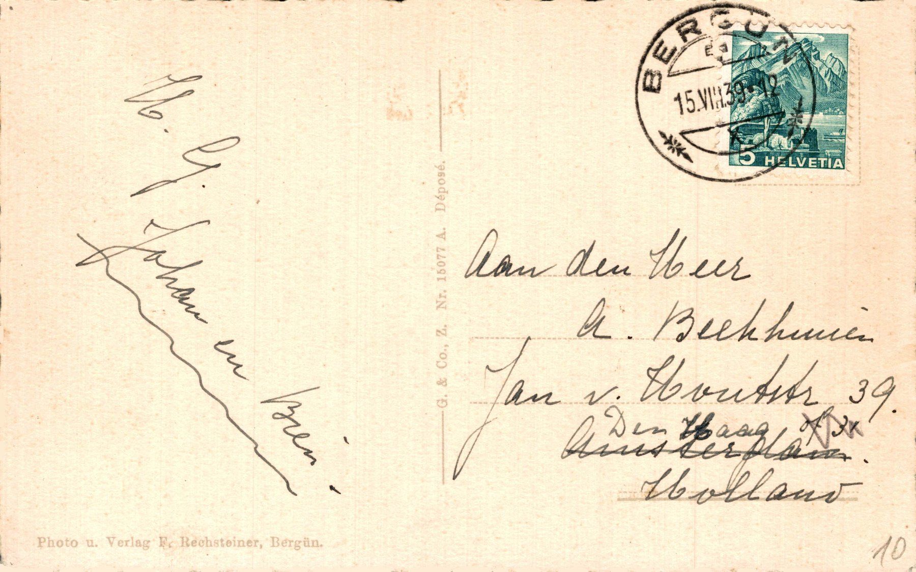 Cartoline postali: Latsch. Heimkehr der Schafe – Usato da Bronschhofen venduto da Astore 1