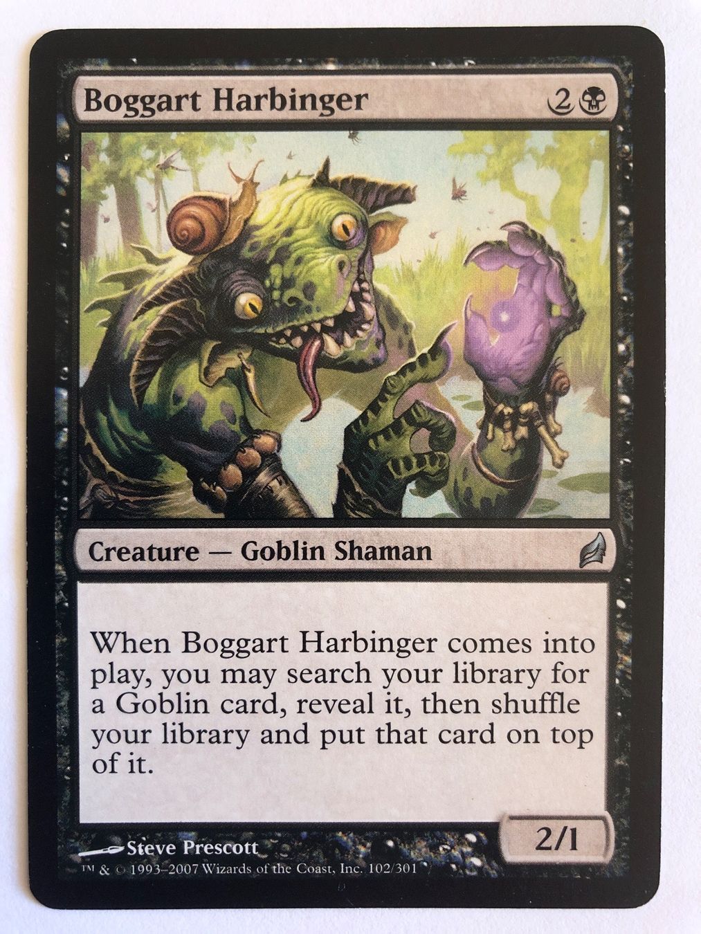 Magic The Gathering Carte collezionabili: MTG - Boggart Harbinger - #direktkauf – Usato da Basel venduto da Melchior5