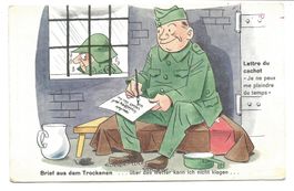 Militär - Humor - Jux - Brief aus Arrest - Colombier Caserne