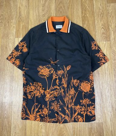 Original SALVATORE FERRAGAMO Wildflower Print Shirt S 530.-