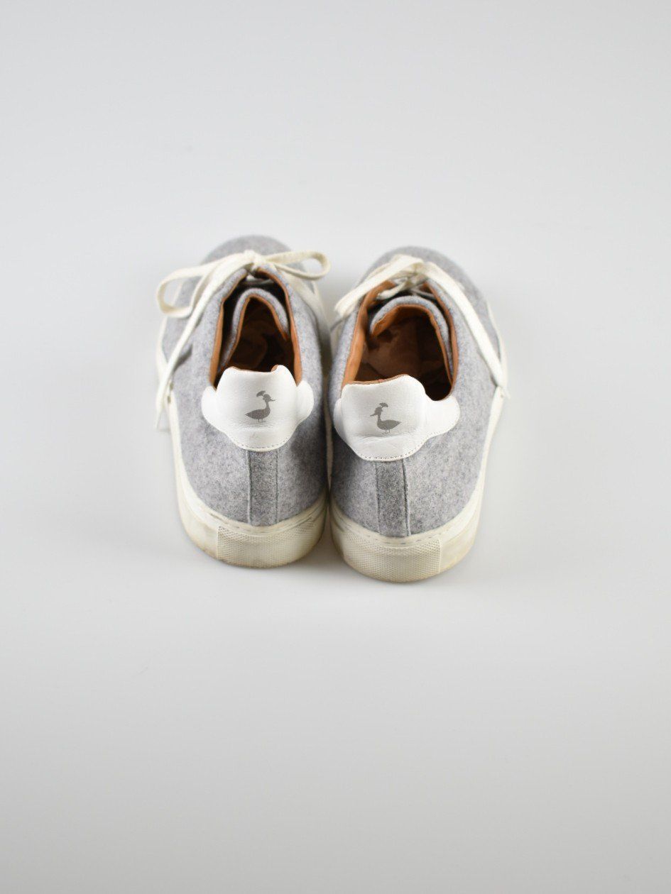 Scarpe da uomo: Monaco Ducks Sneaker Gr.45, Lodenwolle, grau – Usato da Nürensdorf venduto da 2ND_STORY 2