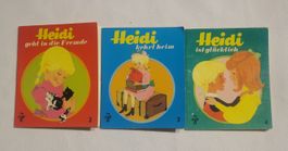 3 HEIDI BÜCHLEIN BAND 2-4  aus dem Jahr 1971