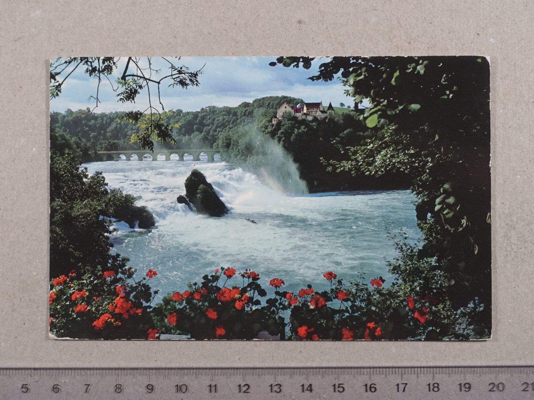 Ansichtskarten: Rheinfall, 1966 – Gebraucht aus Lenzburg von fh1
