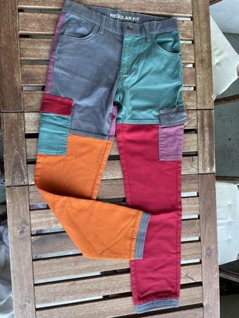 Hosen JAKO-O Patchwork Grösse 146 Regular Fit neu!!