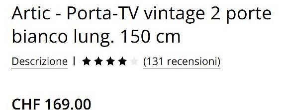 Maisons du monde Mobili TV: Meuble TV Maison du Monde  150 cm – Usato da Lausanne venduto da ClaraPesce 1