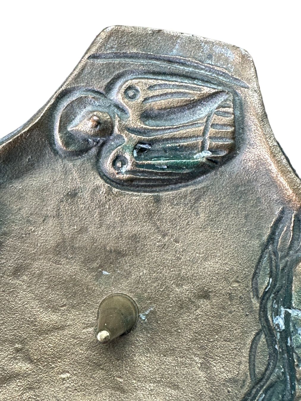 Portacandele: Bougeoir en forme de croix en bronze – Usato da Morges venduto da vintix 4