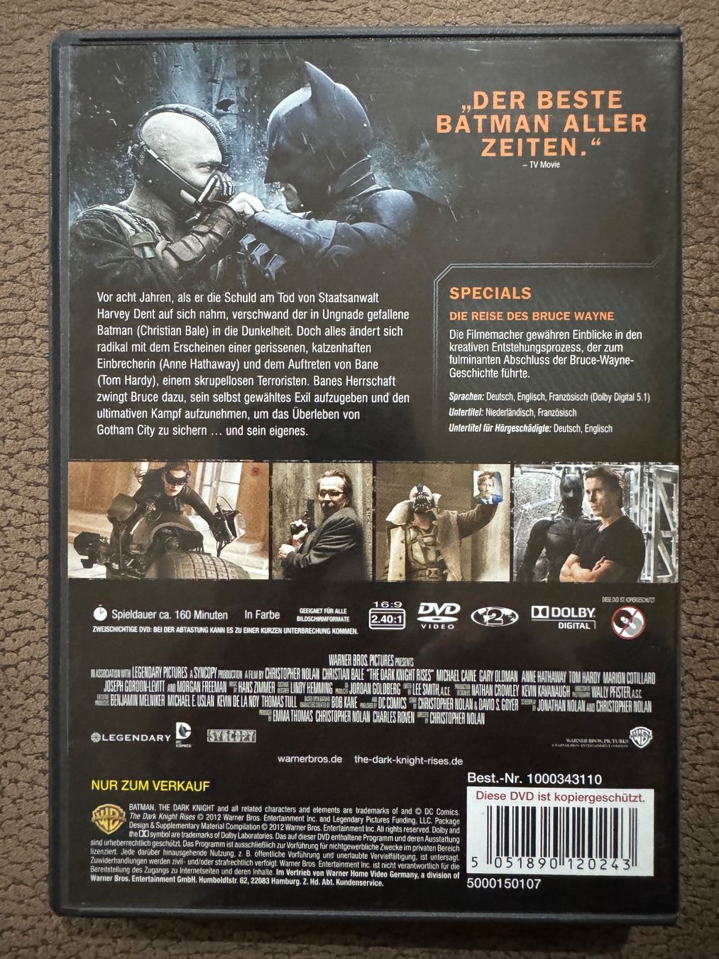 Tutti i DVDs: The Dark Knight Rises – Usato da Dietikon venduto da MuNathy 1