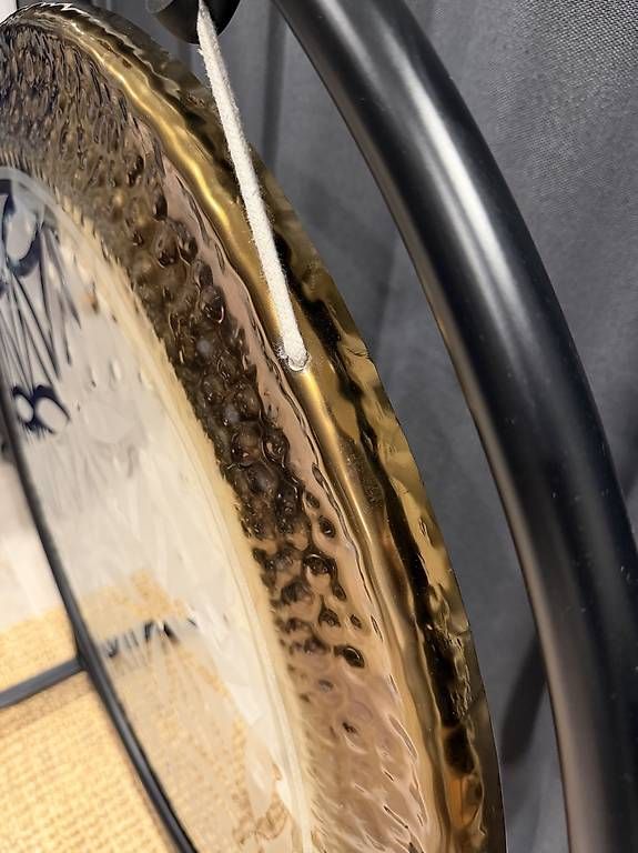 Musikinstrumente: Gong - mit Blume des Lebens 80cm – Gebraucht aus Zürich von MIIRON 2