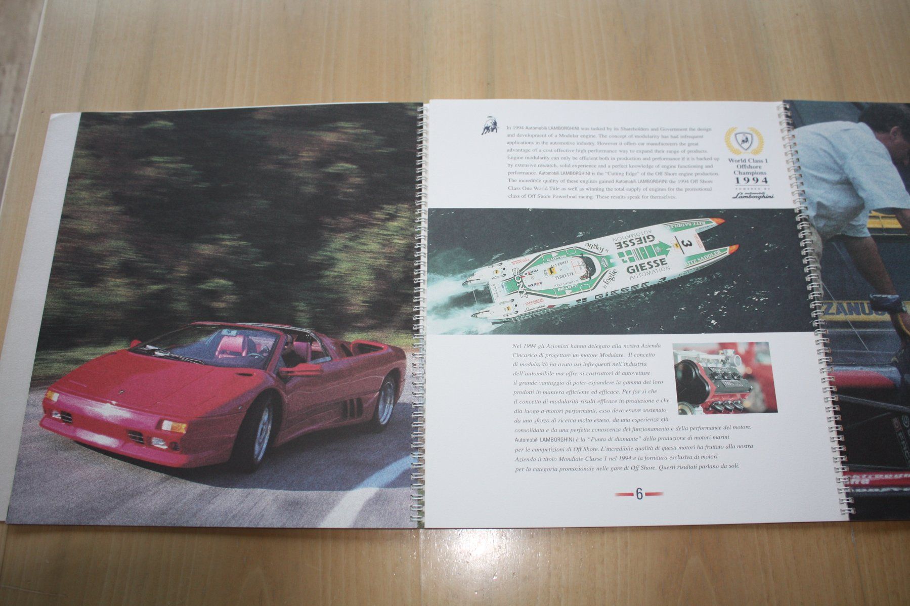 Lamborghini Documenti: Lamborghini Prospekt 1995 – Usato da Wikon venduto da erwin400 5