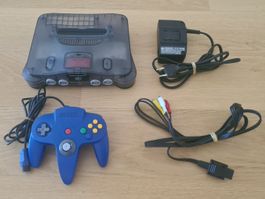 Vintage Nintendo 64 Launch Edition Smoke Grey + Controller