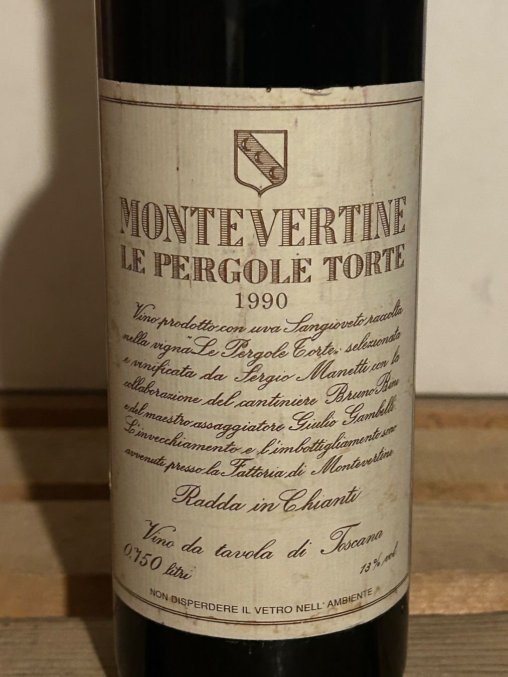 Vino: EXCEPTIONNEL Le Pergole Torte 1990 Montevertine – Nuovo (secondo la descrizione) da Roche VD venduto da avediscipule 3