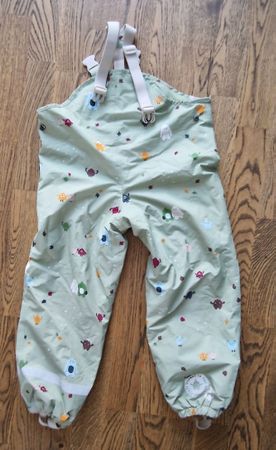 gefütterte Regenhose Gr. 122/128 Monster