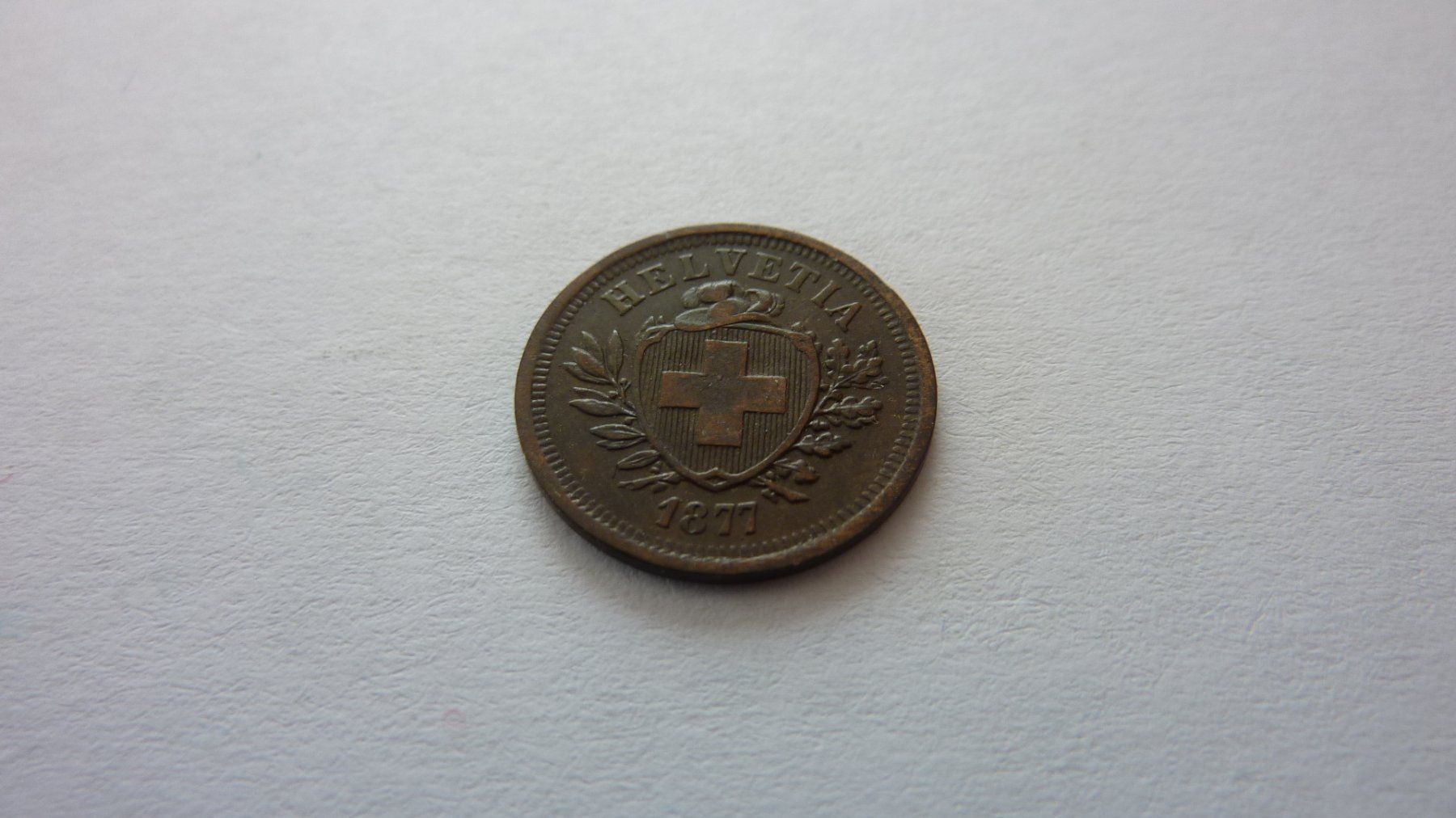 Tutti le monete: Uralter Einräppler 1877, vorzüglich – Nuovo (secondo la descrizione) da Birrwil venduto da Schnaepli