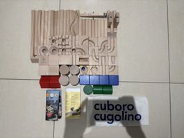 Cuboro cugolino Kugelbahn, Holz, Top Zustand, Komplett!