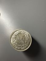 1/2 Franken 1962 Münze guter Zustand
