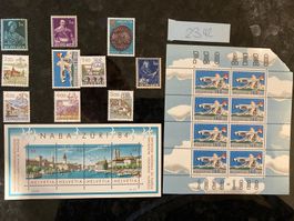 34.80Fr Frankaturware Block postfrisch ungestempelt Sammlung