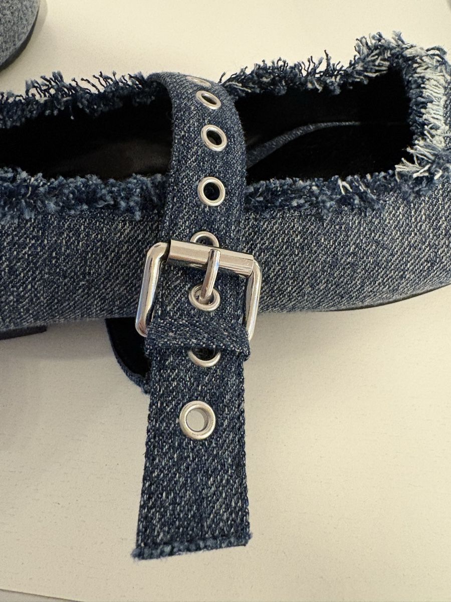 Mango Scarpe da donna: Denim Ballerina – Nuovo (secondo la descrizione) da Bülach venduto da kittygismo 7